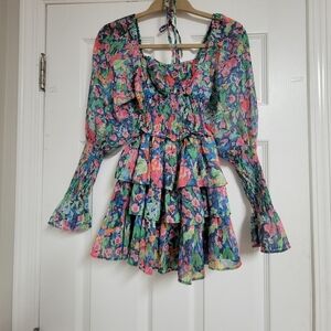 NAIA NWT floral Mini Dress Size XS- S.